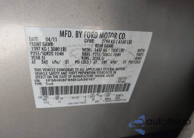 1FMHK8F88BGA56167: 42106556