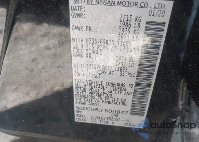 5N1DR2CN9LC600847: 42107955