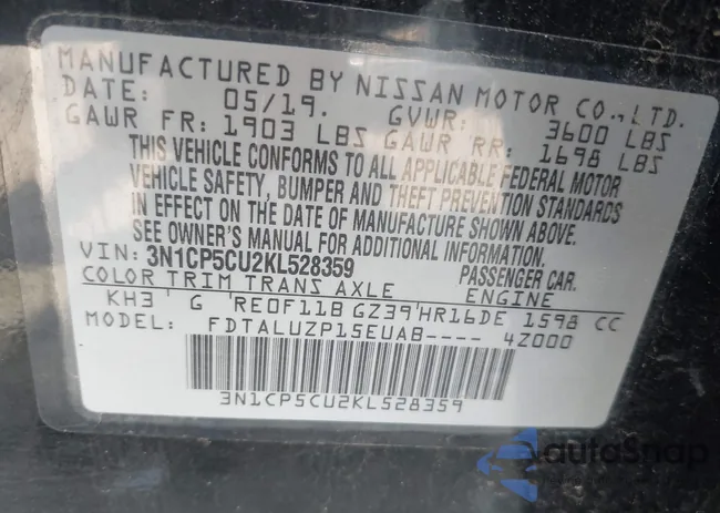 3N1CP5CU2KL528359: 42107996