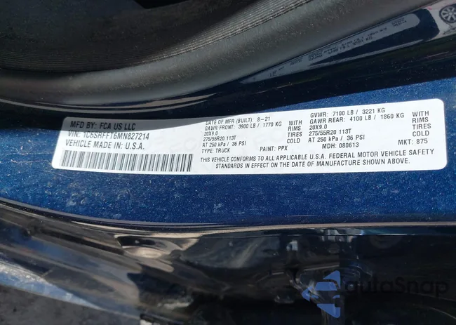 1C6SRFFT6MN827214: 42107295