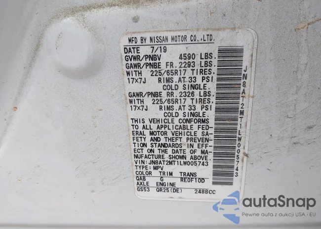 JN8AT2MT1LW005743: 42108676