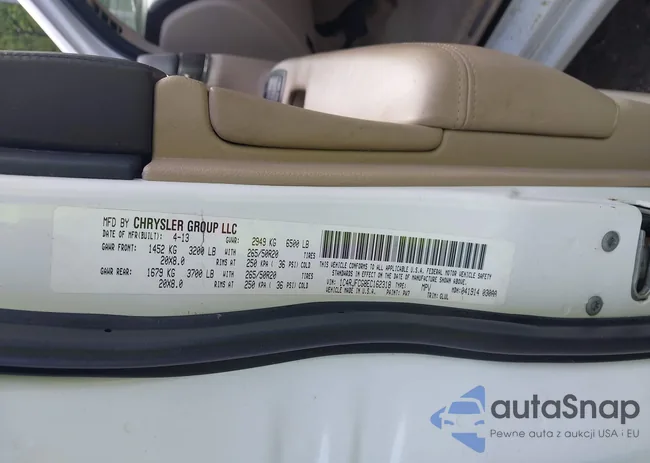 1C4RJFCG8EC162318: 42108681