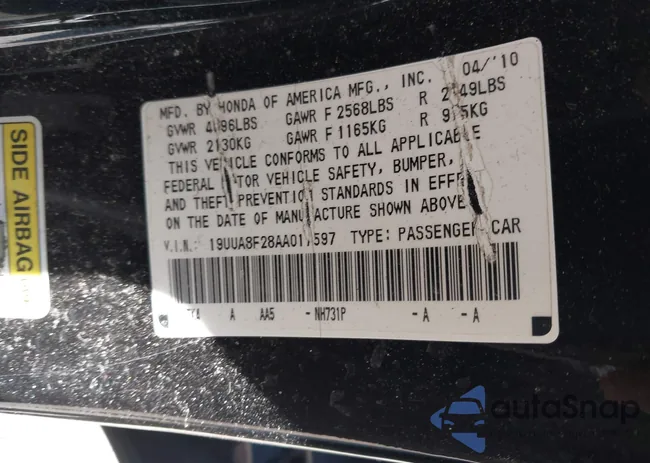 19UUA8F28AA017597: 42108951