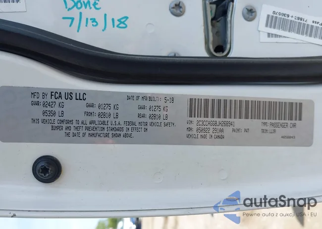 2C3CCAGG8JH268941: 42108503