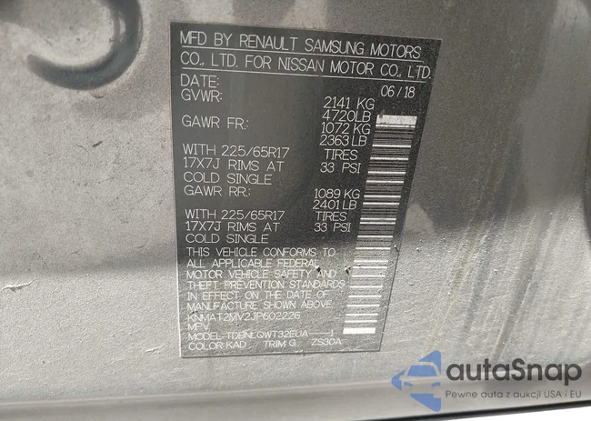 KNMAT2MV2JP602226: 42108599