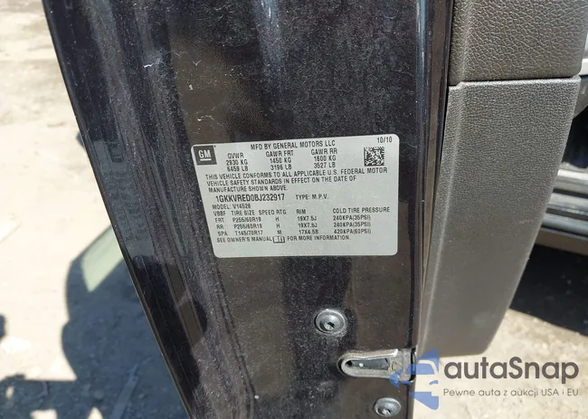 1GKKVRED0BJ232917: 42109889