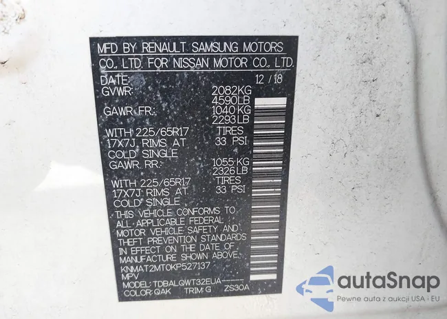 KNMAT2MT0KP527137: 42109988