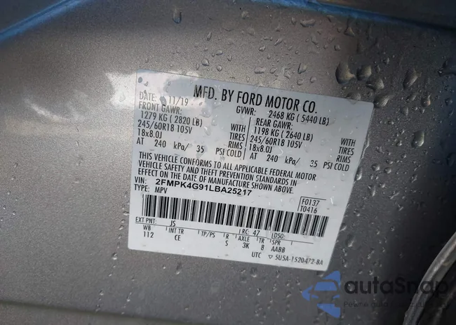 2FMPK4G91LBA25217: 42110048