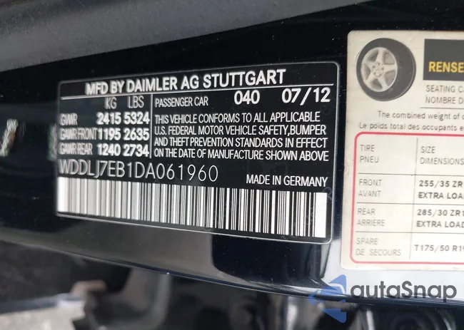 WDDLJ7EB1DA061960: 42110159