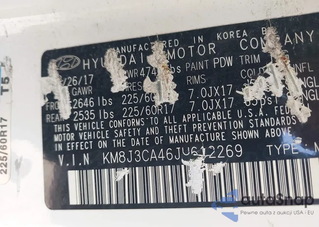 KM8J3CA46JU612269: 42110767