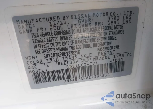 3N1AB7AP8EY338216: 42110428