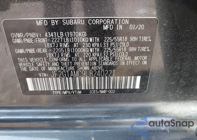 JF2GTAMC9L8240221: 42111712