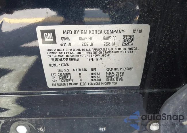 KL4MMBS27LB089343: 42112147