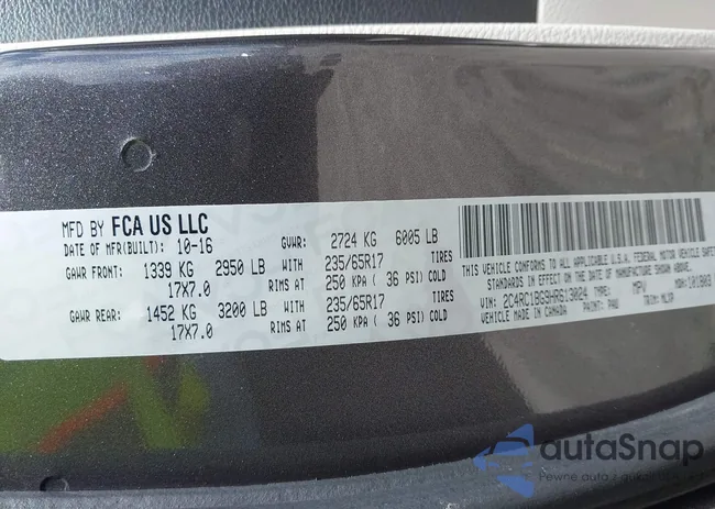 2C4RC1BG9HR613024: 42112148