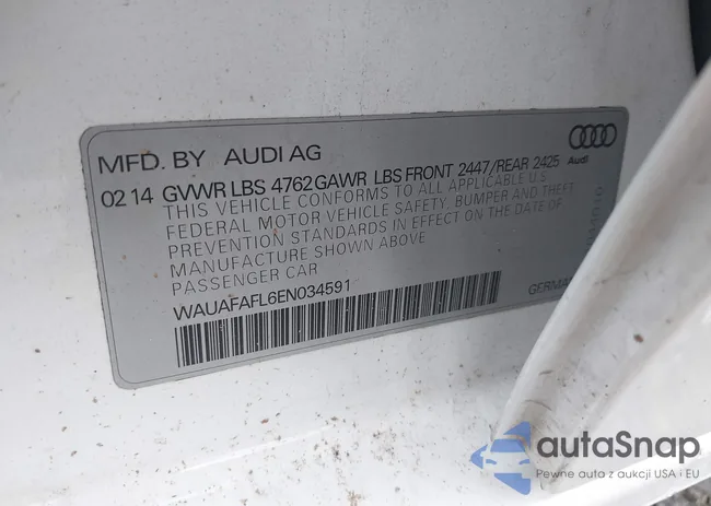 WAUAFAFL6EN034591: 42111353