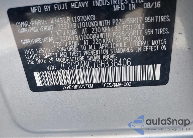 JF2GPANC7GH336406: 42112710