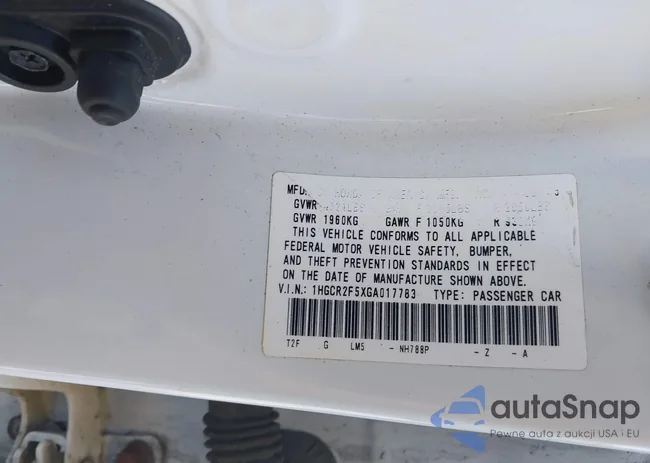 1HGCR2F5XGA017783: 42112413