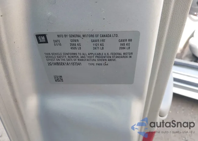 2G1WB5EK1A1187341: 42112451