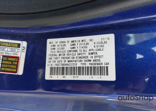 1HGCT2B8XHA000209: 42113772