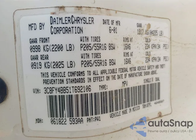 3C8FY4BB51T692106: 42113789