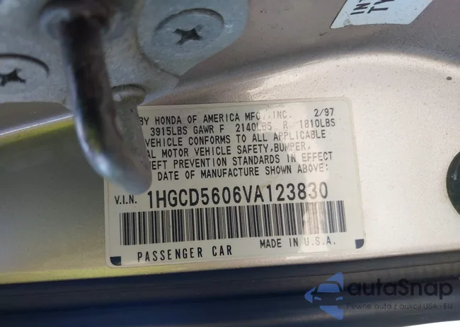 1HGCD5606VA123830: 42113876