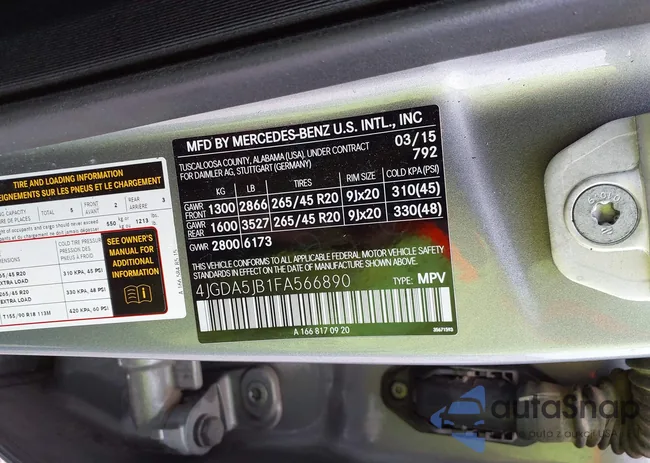 4JGDA5JB1FA566890: 42114012