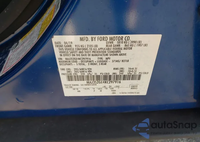 MAJ3S2GE4KC297916: 42114032