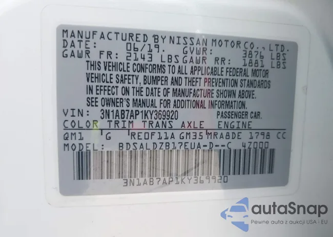 3N1AB7AP1KY369920: 42113201