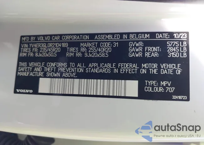 YV4ER3GL0R2104189: 42113357