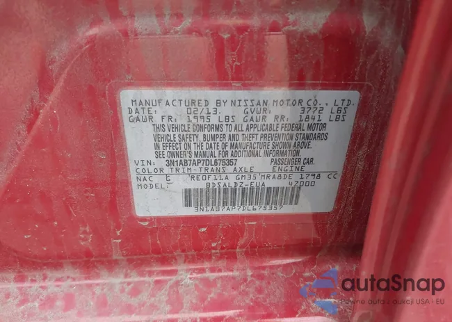 3N1AB7AP7DL675357: 42113432