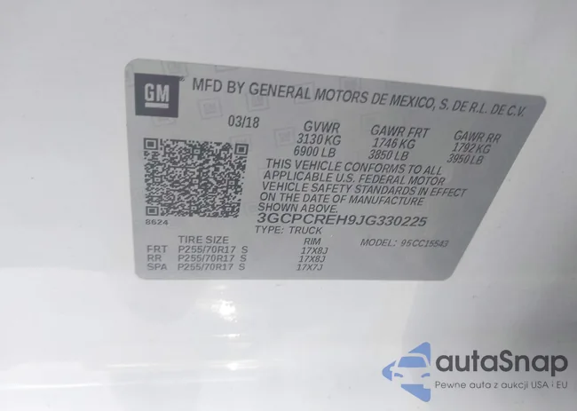 3GCPCREH9JG330225: 42113448