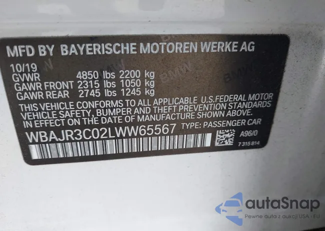 WBAJR3C02LWW65567: 42113467