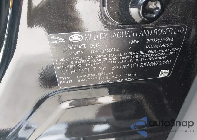 SAJWA1CEXKMW22140: 42113507