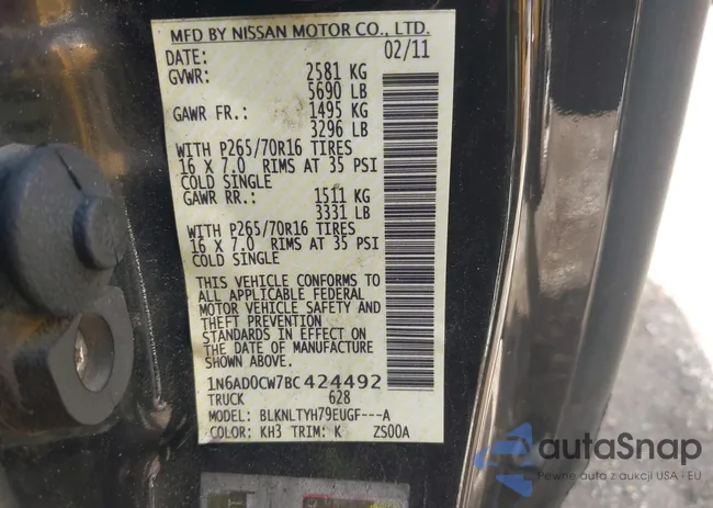 1N6AD0CW7BC424492: 42114184