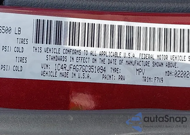 1C4RJFAG7GC351094: 42114188