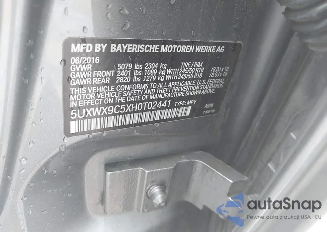 5UXWX9C5XH0T02441: 42114424