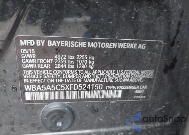 WBA5A5C5XFD524150: 42115568