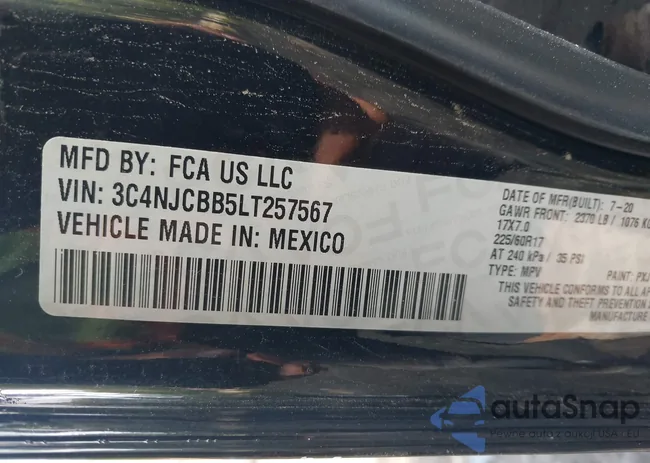 3C4NJCBB5LT257567: 42115685