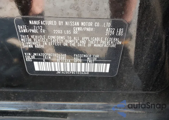 JN1AZ0CP8CT026368: 42115987