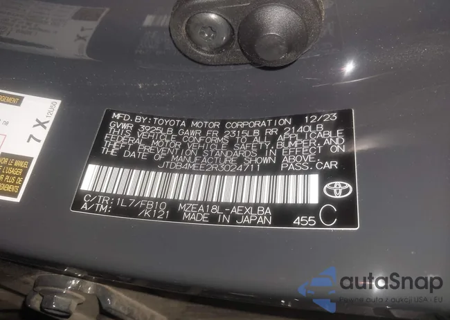 JTDB4MEE2R3024711: 42115527