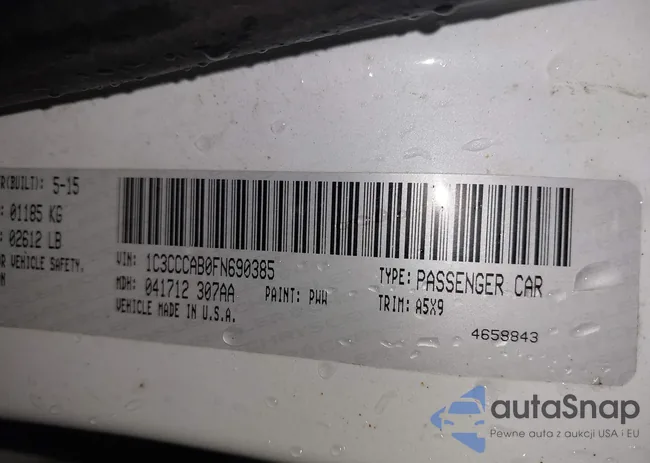 1C3CCCAB0FN690385: 42116293