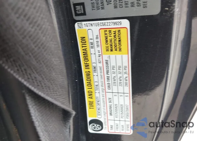 1GTN1UEC5EZ279929: 42116506