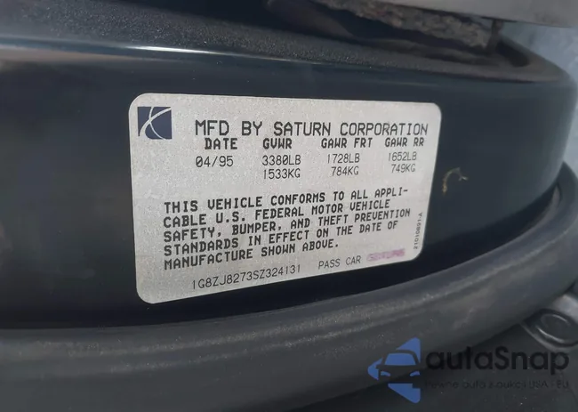 1G8ZJ8273SZ324131: 42116511