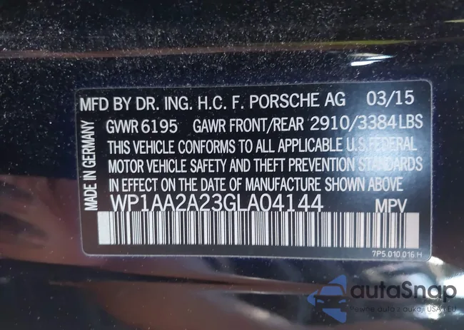 WP1AA2A23GLA04144: 42117178