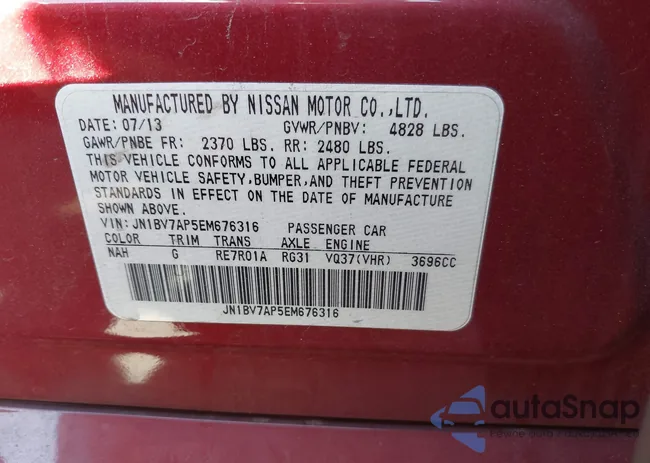 JN1BV7AP5EM676316: 42118799