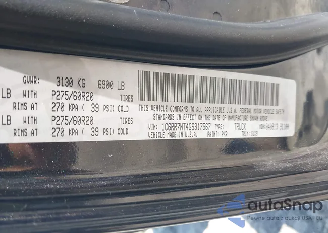 1C6RR7NT4GS317567: 42118865