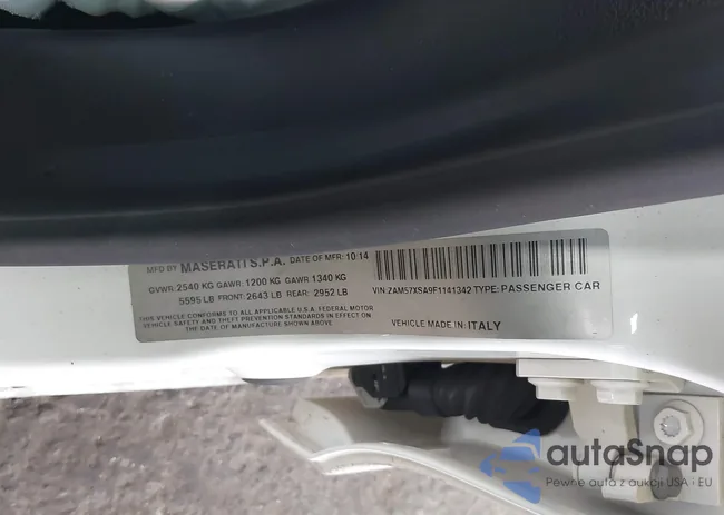 ZAM57XSA9F1141342: 42118941