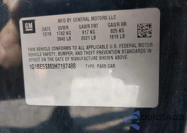 1G1BE5SM3H7197488: 42119062