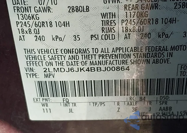 2LMDJ6JK4BBJ00864: 42119159