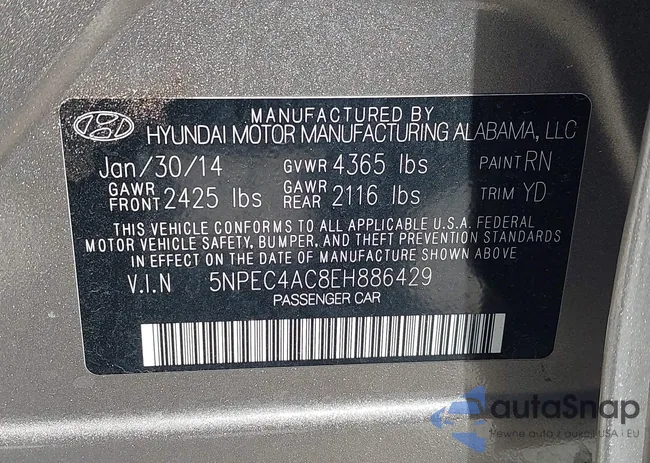 5NPEC4AC8EH886429: 42118232